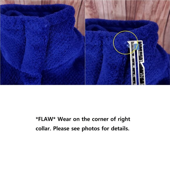 *FLAW* Patagonia Womens Size Medium Re-Tool Snap-T Pullover Sweater Blue 25442 - Picture 2 of 13